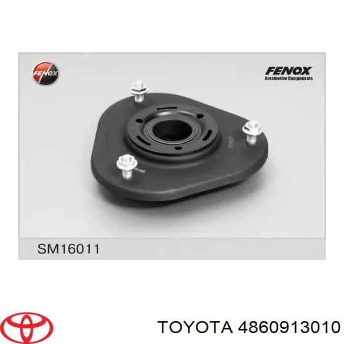 4860913010 Toyota soporte amortiguador delantero