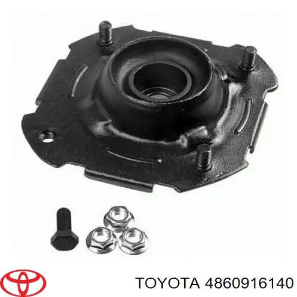 4860916140 Toyota soporte amortiguador delantero
