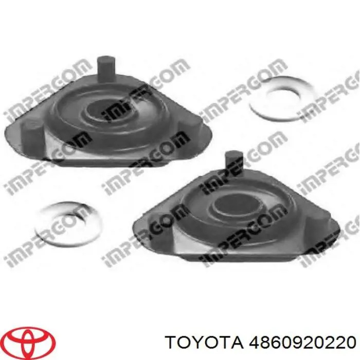 Soporte amortiguador delantero para Toyota Carina (T17)