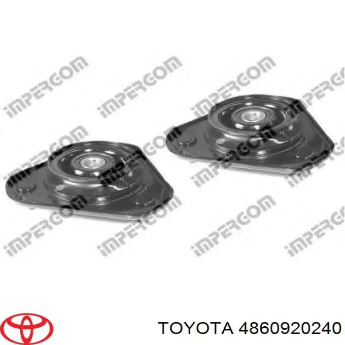 4860920240 Toyota soporte amortiguador delantero