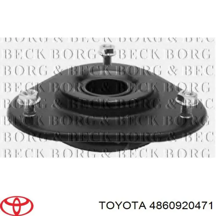 4860920471 Toyota soporte amortiguador delantero