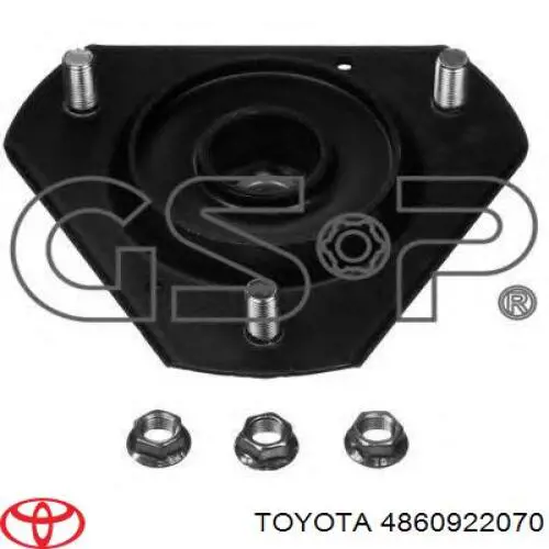 4860922070 Toyota soporte amortiguador delantero