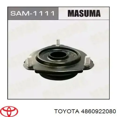 4860922080 Toyota soporte amortiguador delantero