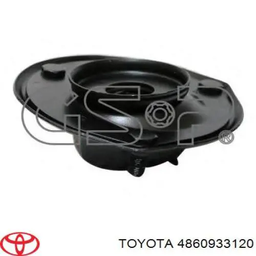 4860933120 Toyota soporte amortiguador delantero izquierdo