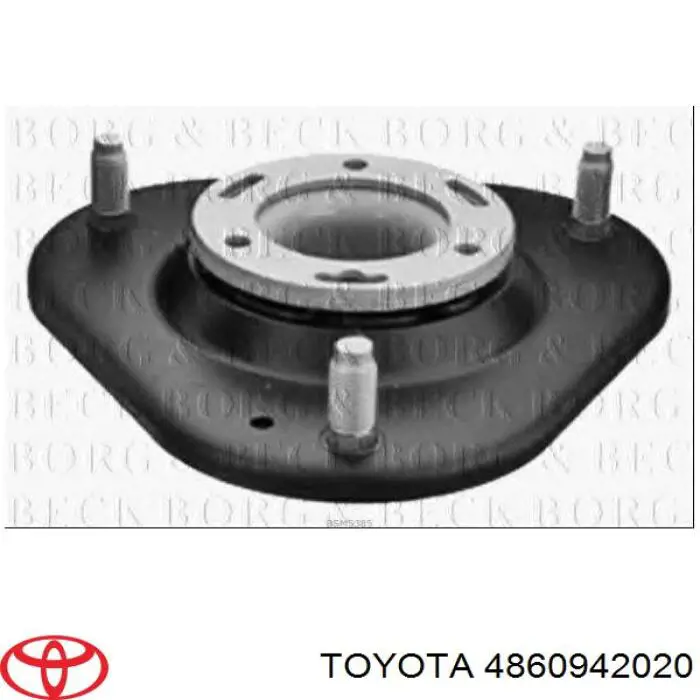 Soporte amortiguador delantero 4860942020 Toyota