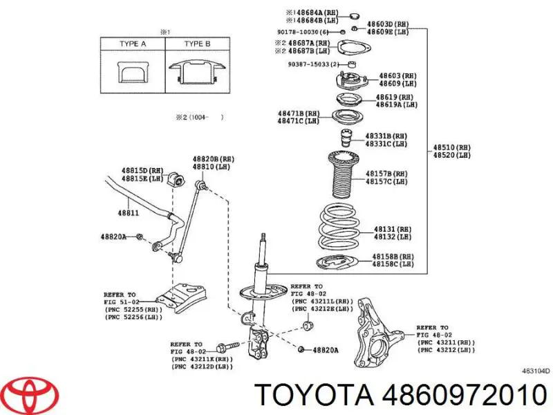 ADBP800553 Blue Print soporte amortiguador delantero