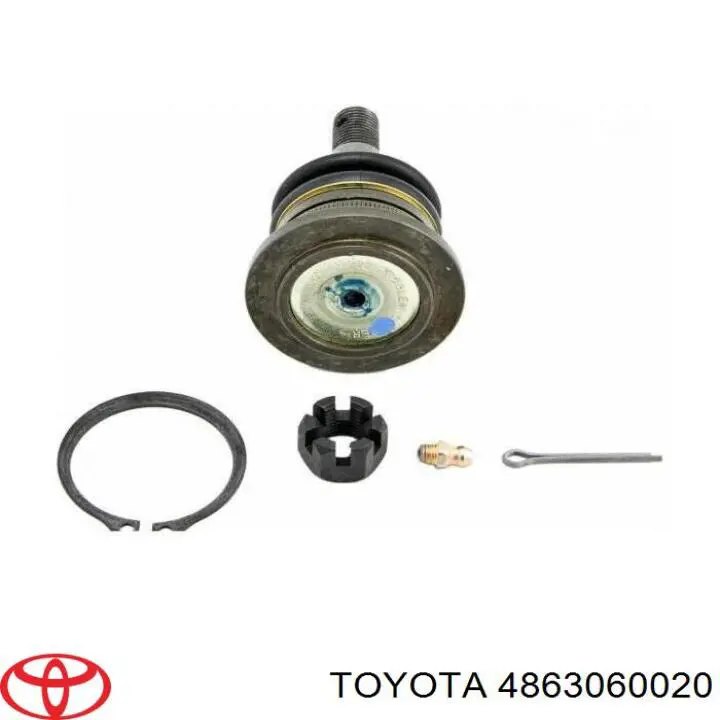 4863060020 Toyota barra oscilante, suspensión de ruedas delantera, superior izquierda