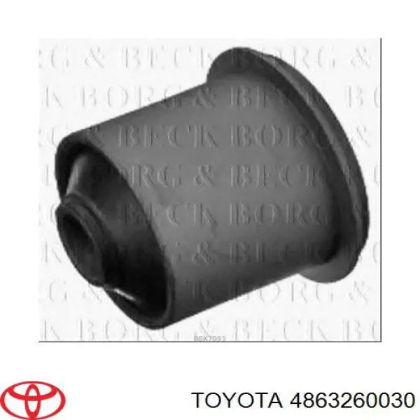 4863260030 Toyota silentblock de brazo de suspensión delantero superior
