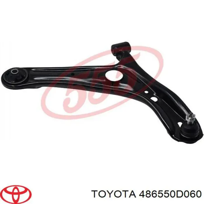 486550D060 Toyota Silentblock de brazo de suspensión delantero inferior