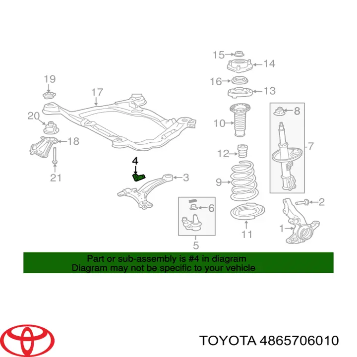 Comprar 4865706010 Toyota Silentblock
