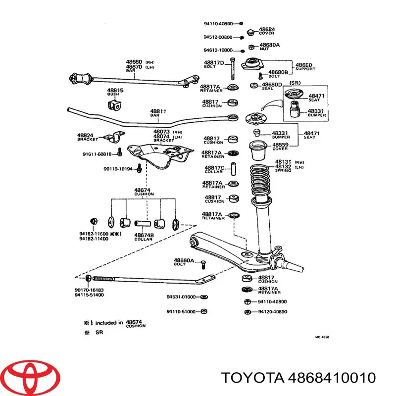 4868410010 Toyota