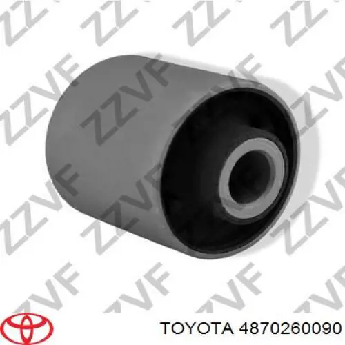 Buje del brazo longitudinal superior trasero 4870260090 Toyota