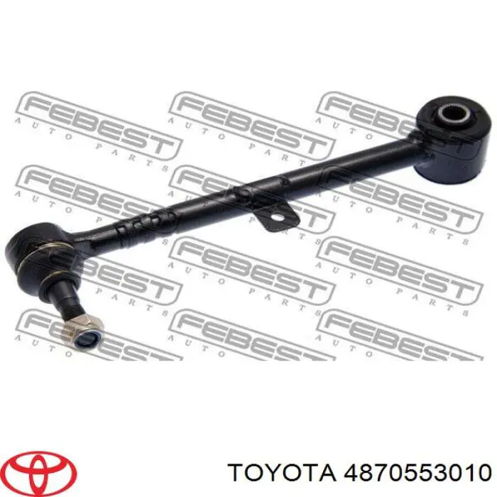 4870553010 Toyota Brazo transversal derecho de suspensión trasera
