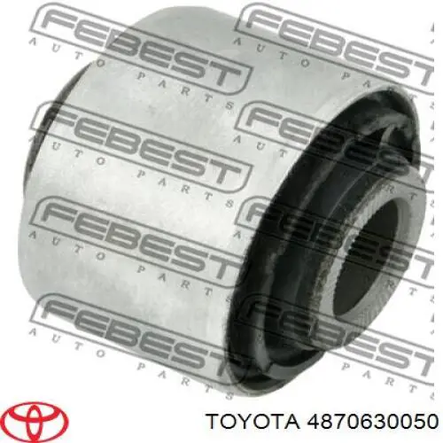 4870630050 Toyota Brazo transversal izquierdo de suspensión trasera