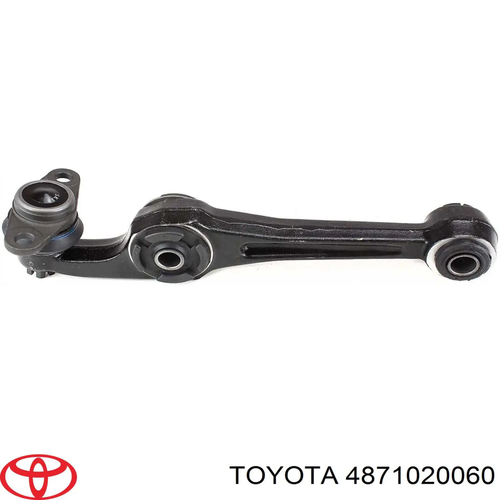 Brazo suspension (control) trasero inferior derecho para Toyota Celica (T16)