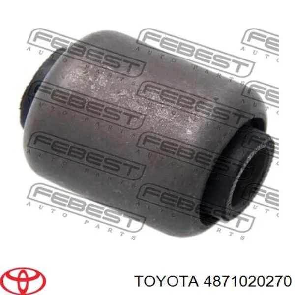 4871020270 Toyota barra transversal de suspensión trasera