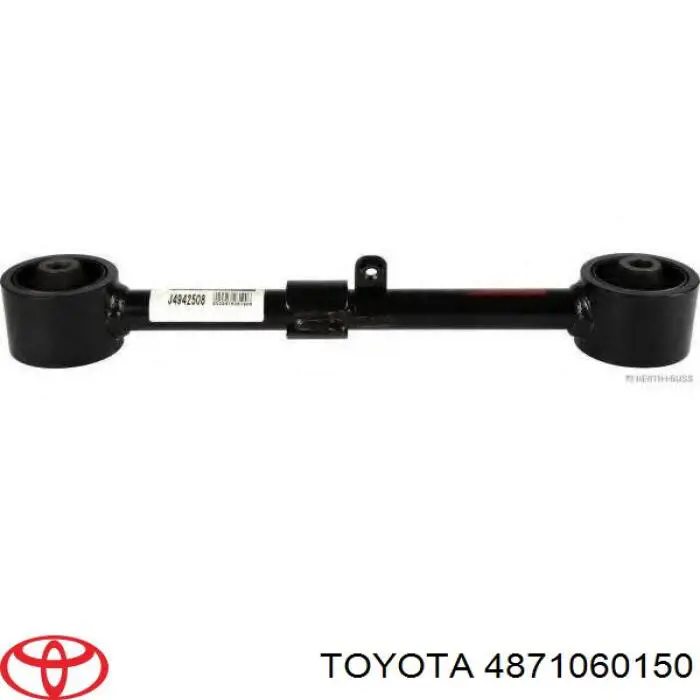 4871060150 Toyota barra oscilante, suspensión de ruedas, eje trasero, superior izquierda