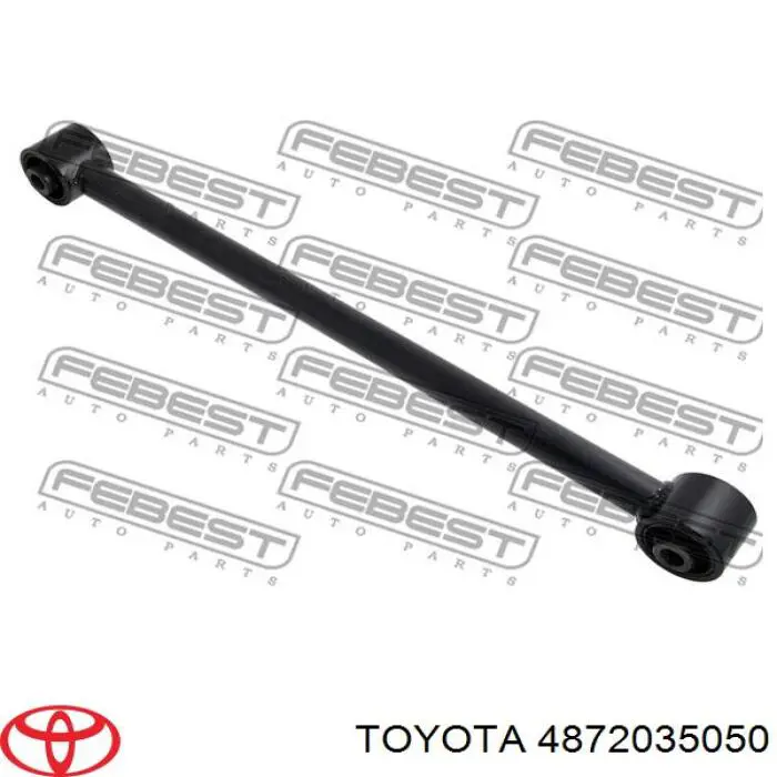 4872035050 Toyota suspensión, brazo oscilante, eje trasero, inferior