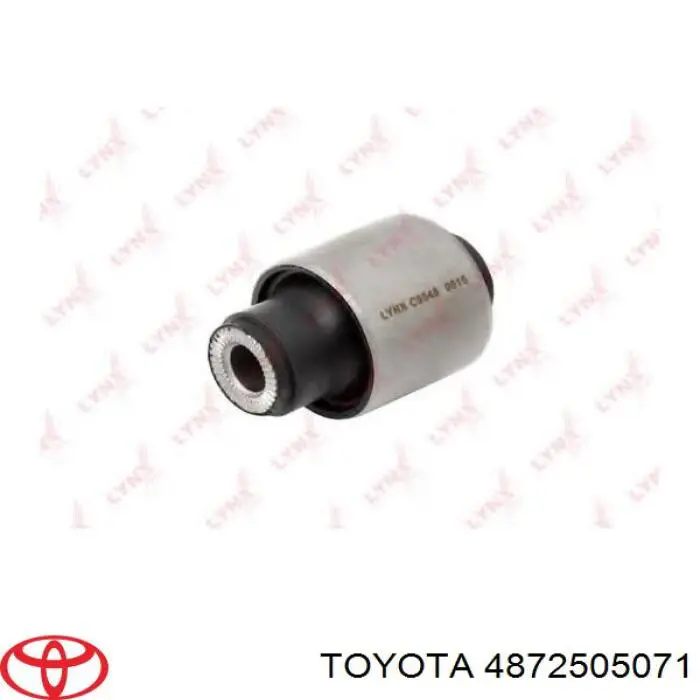 4872505071 Toyota suspensión, brazo oscilante trasero inferior