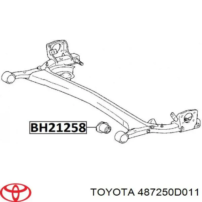 Silentblock del subchasis trasero Toyota 487250D011 precio, desde 130,99 EUR