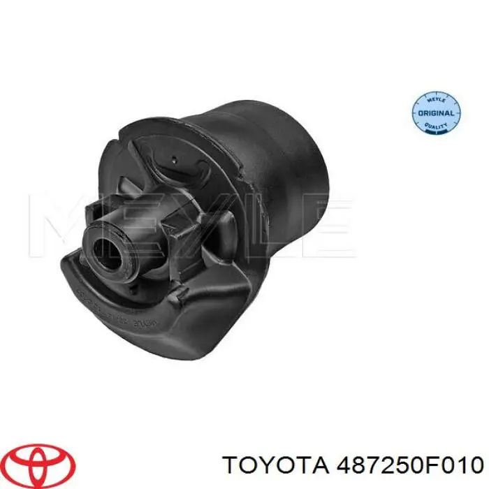 487250F010 Toyota suspensión, cuerpo del eje trasero