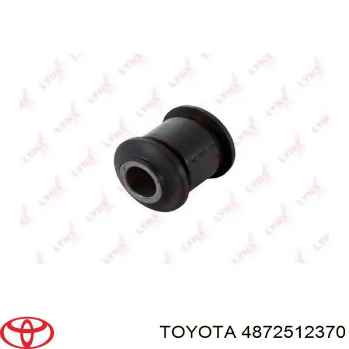 4872512370 Toyota silentblock de brazo suspensión trasero transversal