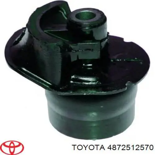 4872512570 Toyota suspensión, cuerpo del eje trasero