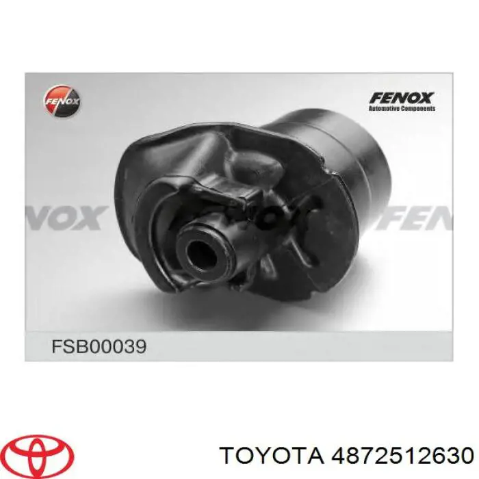 4872512630 Toyota Silentblock del puente trasero