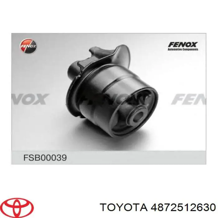 Comprar 4872512630 Toyota Silentblock trasero