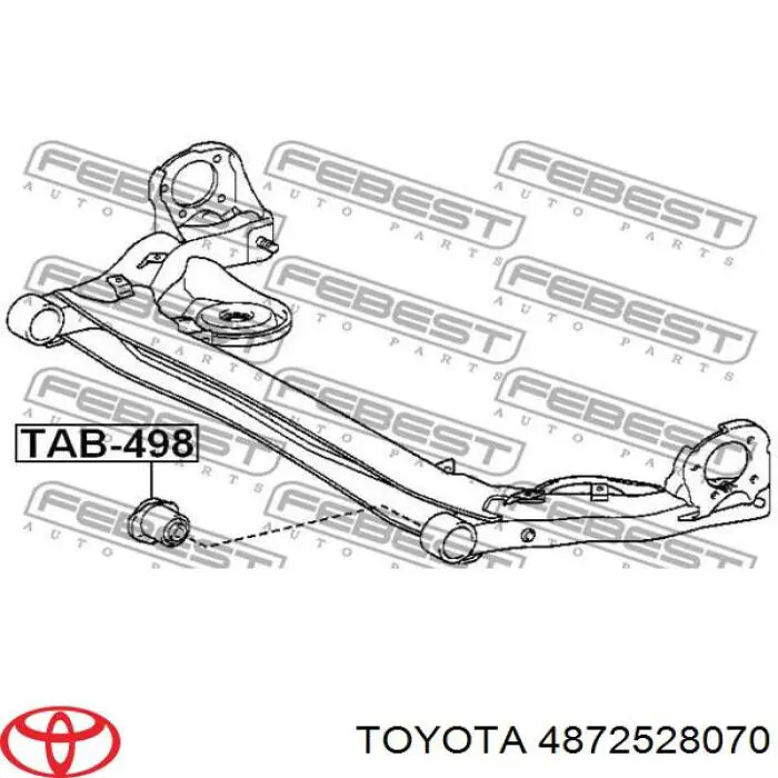 Comprar 4872528070 Toyota Silentblock trasero