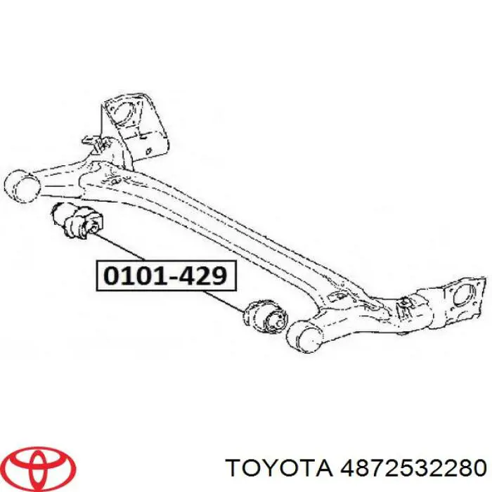 Comprar 4872532280 Toyota Silentblock trasero