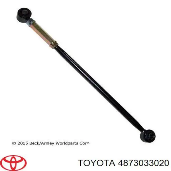 4873033020 Toyota brazo de suspension trasera derecha