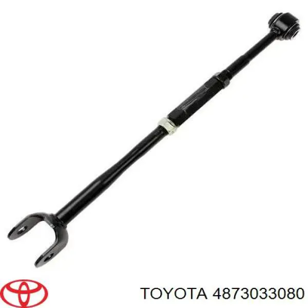 4873033080 Toyota barra transversal de suspensión trasera