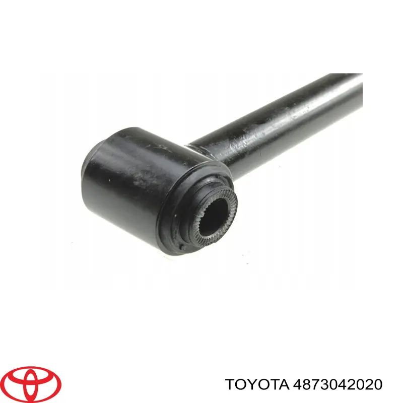 Brazo inferior izquierdo de la suspensión trasera Toyota 4873042020
