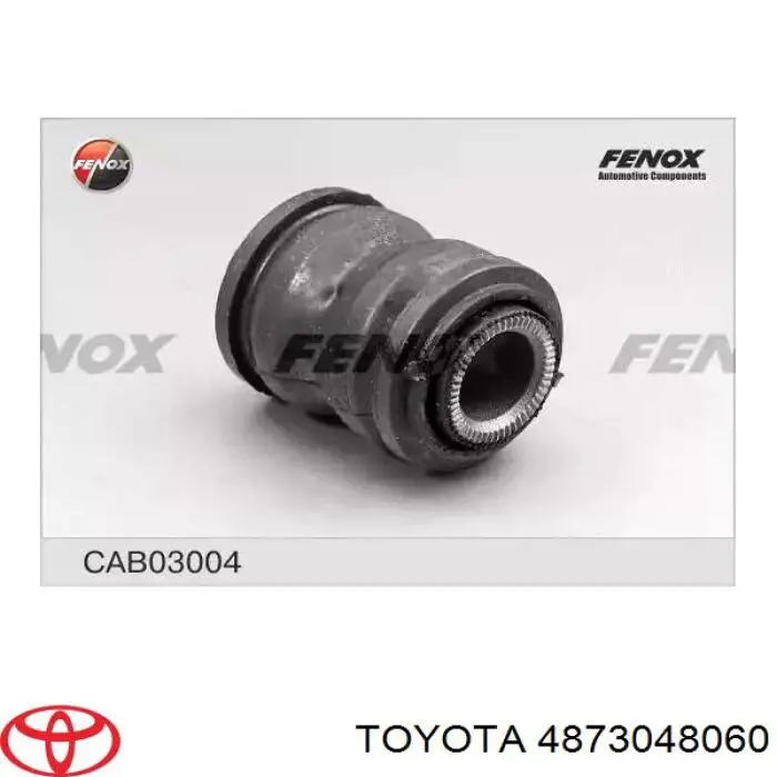 4873048060 Toyota brazo de suspension trasera derecha