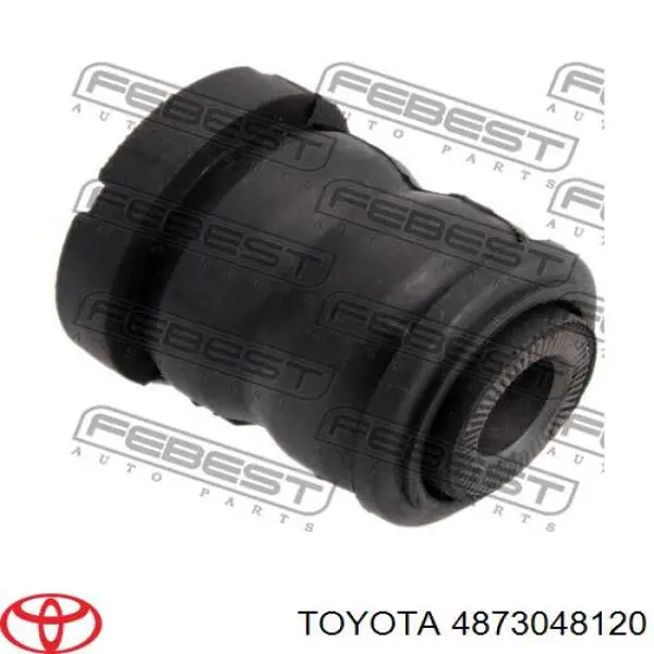 4873048120 Toyota barra transversal de suspensión trasera