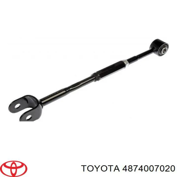 4874007020 Toyota barra transversal de suspensión trasera