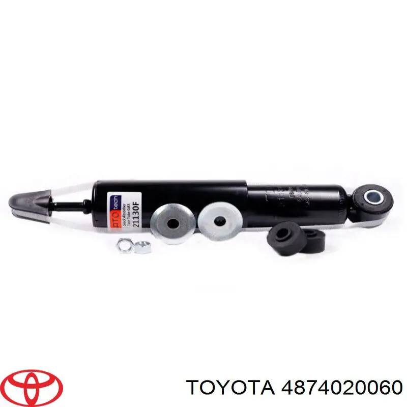 4874020060 Toyota barra transversal de suspensión trasera