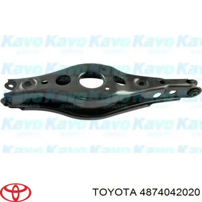 Brazo transversal izquierdo de suspensión trasera 4874042020 Toyota