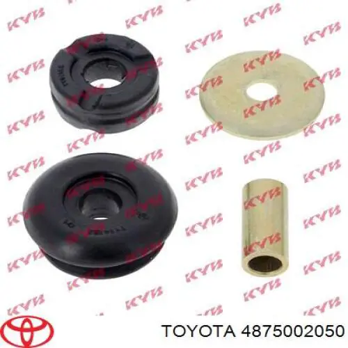 4875002050 Toyota soporte amortiguador trasero