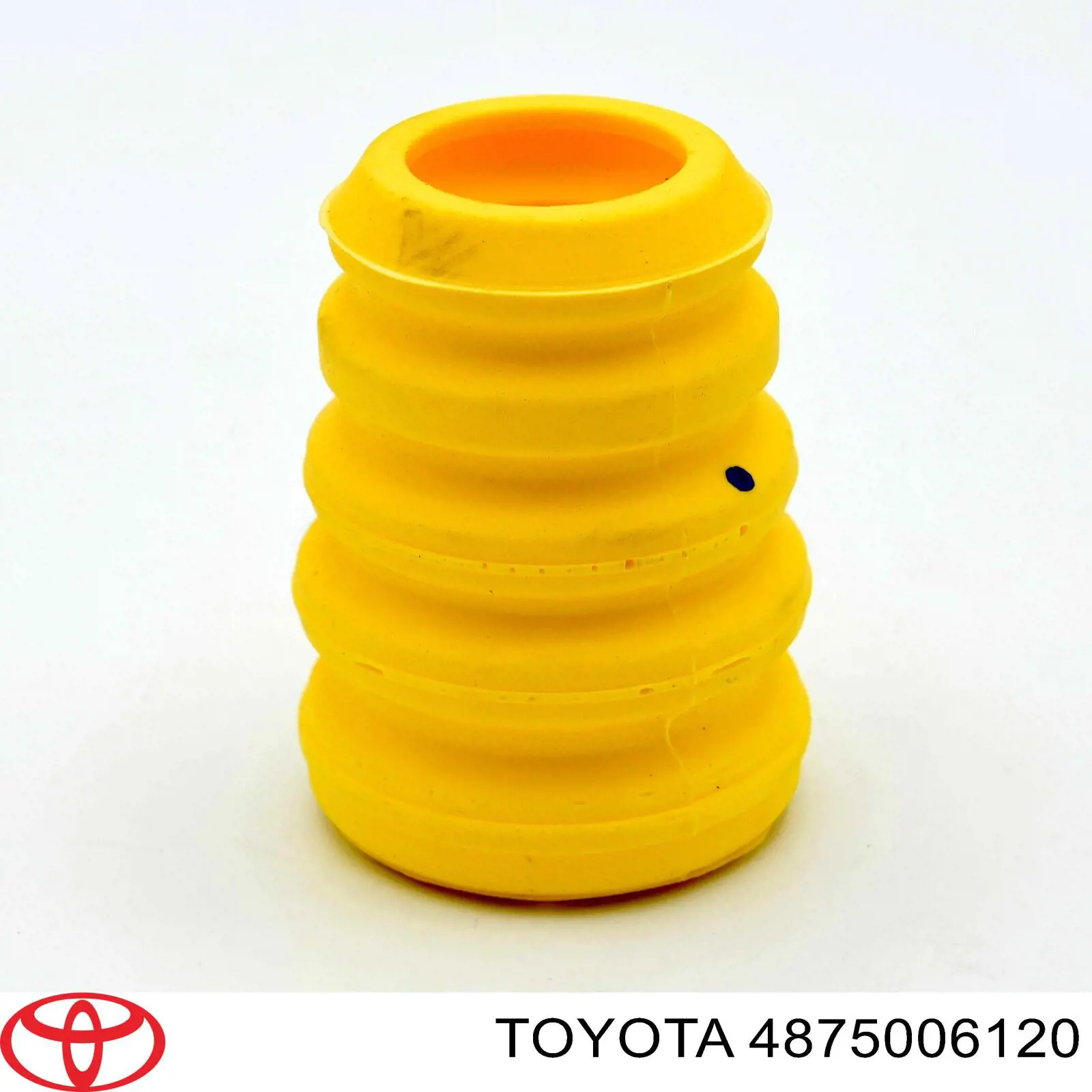 4875006120 Toyota soporte amortiguador trasero derecho