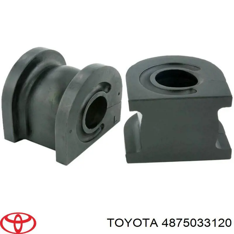 4875033120 Toyota soporte amortiguador trasero derecho