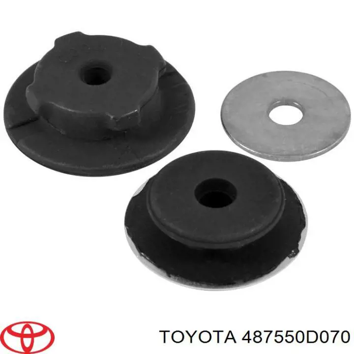 487550D070 Toyota copela de amortiguador trasero