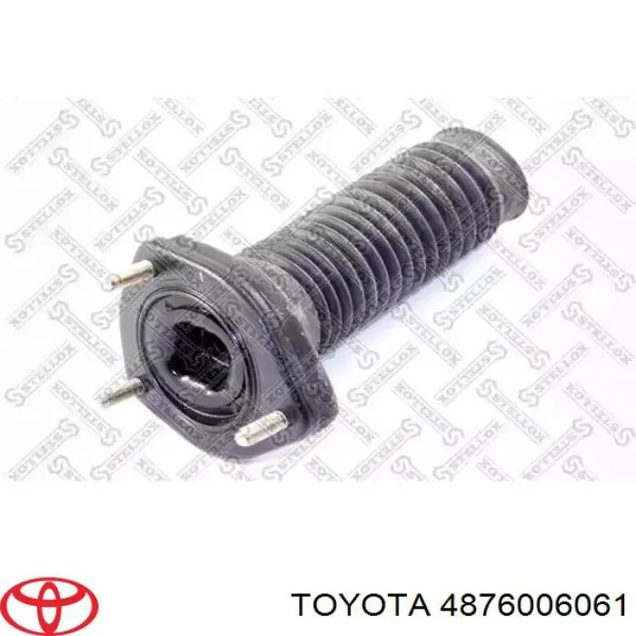 4876006061 Toyota soporte amortiguador trasero izquierdo