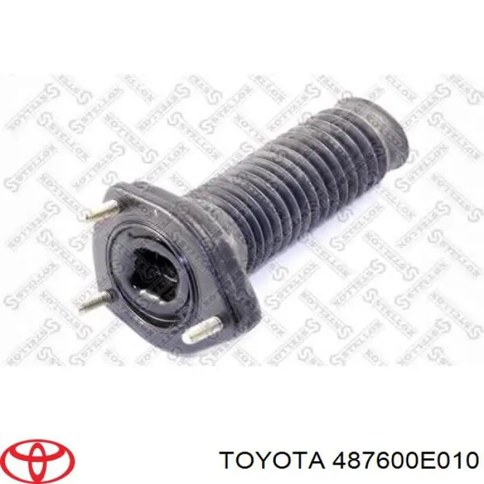 487600E010 Toyota soporte amortiguador trasero izquierdo