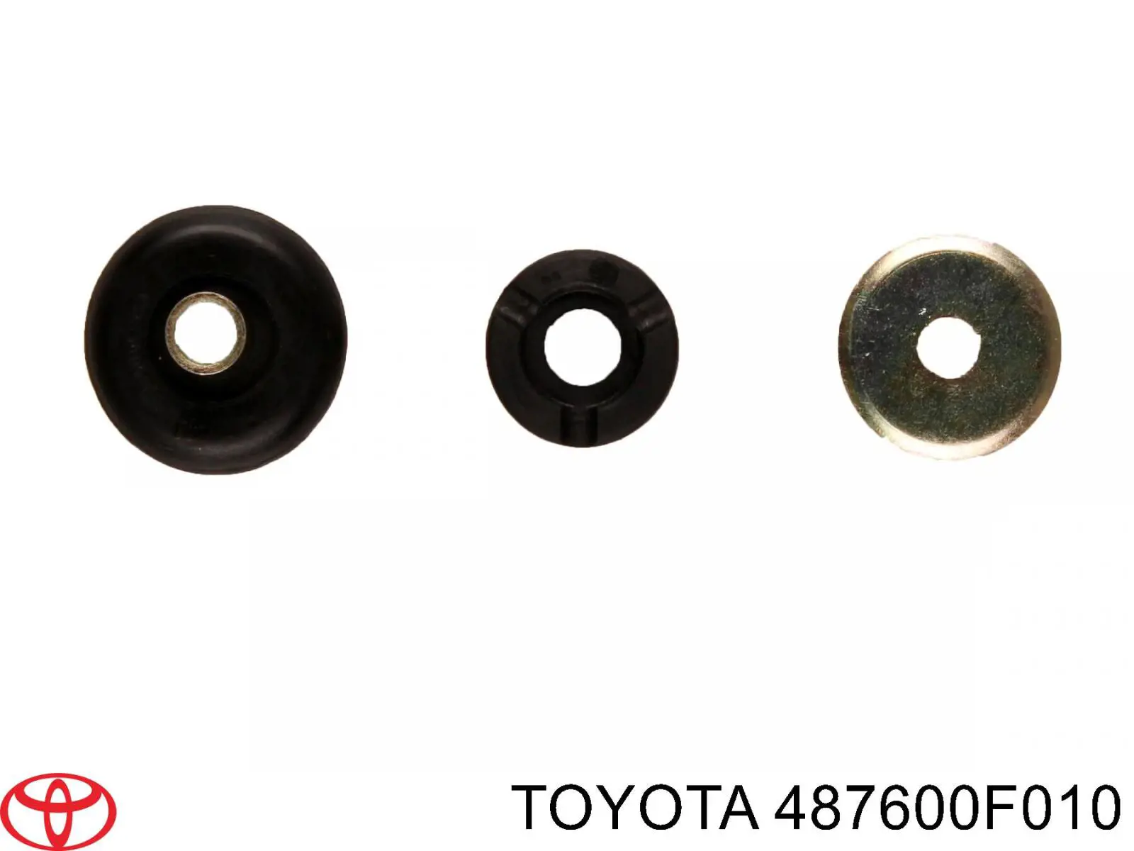 Soporte del amortiguador trasero izquierdo Toyota 487600F010 precio, desde 199,46 EUR