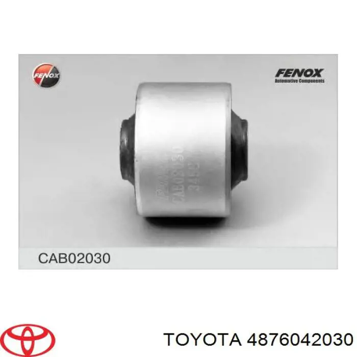 4876042030 Toyota mangueta trasera derecha (suspension)