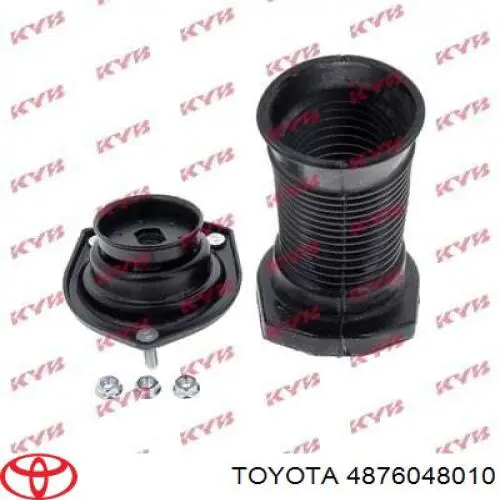 Soporte del amortiguador trasero izquierdo 4876048010 Toyota