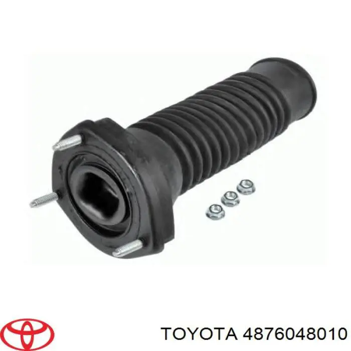 4876048010 Toyota soporte amortiguador trasero izquierdo