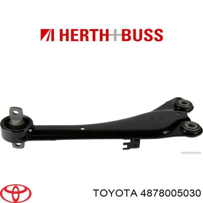 Brazo longitudinal inferior izquierdo de la suspensión trasera Toyota 4878005030 precio, desde 97,28 EUR